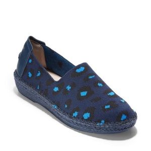 Cole Haan Cloudfeel Stitchlite Knit Marine Blue Espadrille